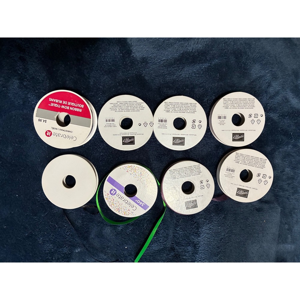 Stampin' Up! and other brands of Ribbon - 8 Spools total‎